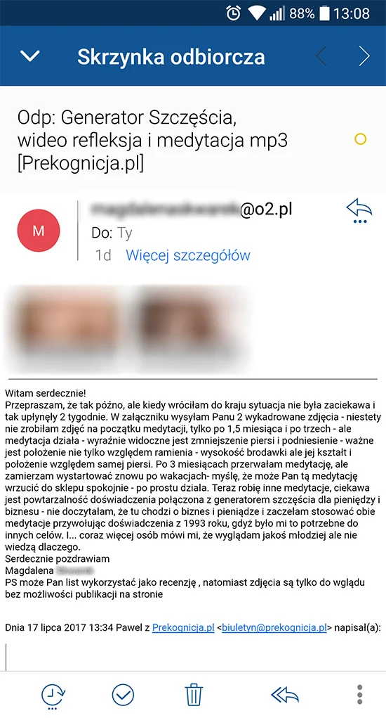 Jak powiększyć piersi - efekty medytacji - mniejsze piersi