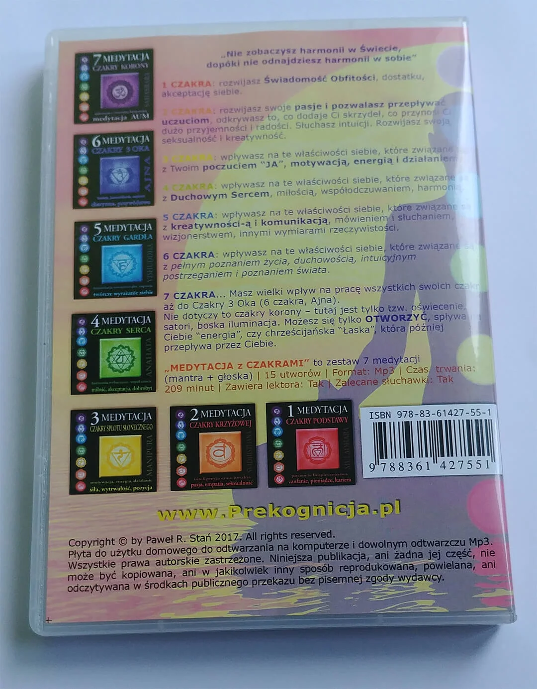 CD czakry medytacja: komplet medytacji do pracy z czakrami