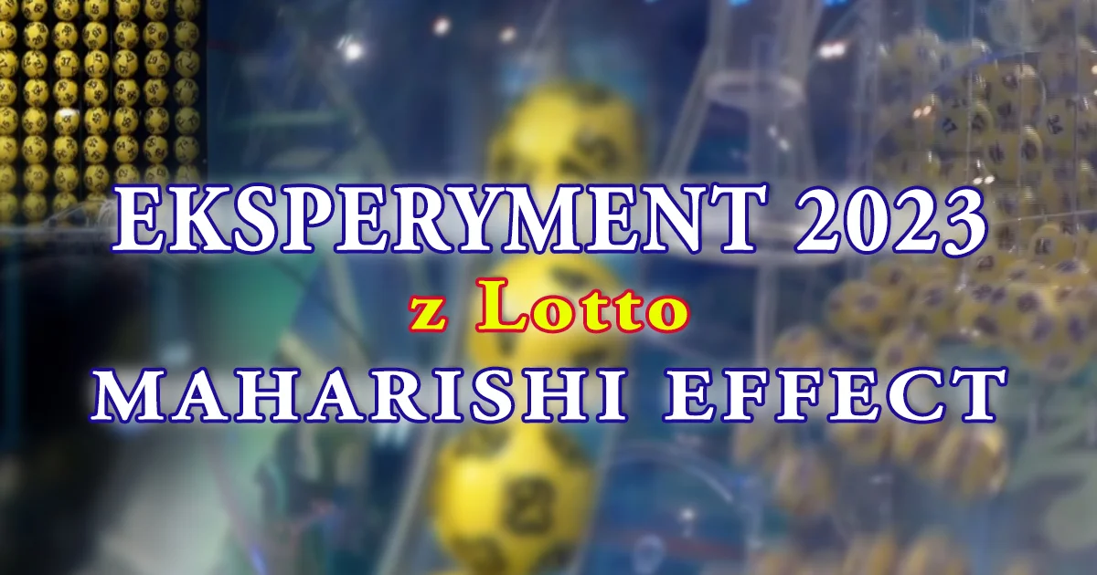 Eksperyment z Lotto Maharishi Effect