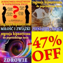 Regresja hipnotyczna do poprzedniego życia, zestaw: Miłość, Pieniądze i Zdrowie